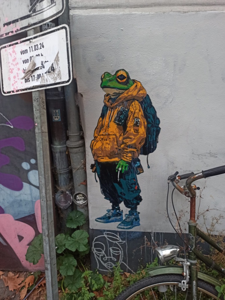 Paste-up in the street